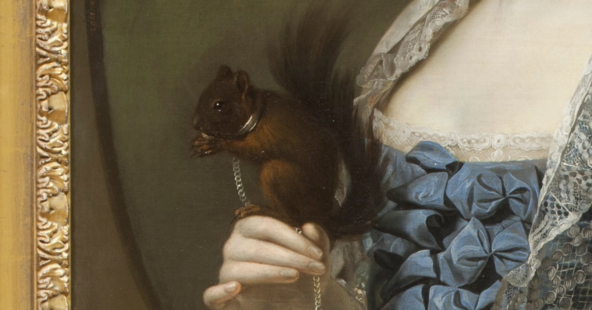 Pet Squirrels 18th Century Notebook